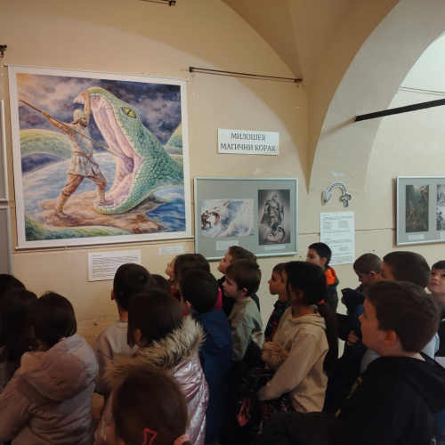 Посета изложби у Народном музеју